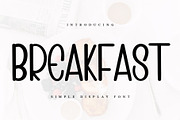 BREAKFAST, a Serif Font by InermediaSTUDIO (Thumbnail 1 of 6)