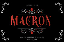 Macron | Vintorian Font