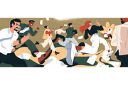 Concept of business race, a Work Illustration by PaperTrident (Thumbnail 1 of 3)