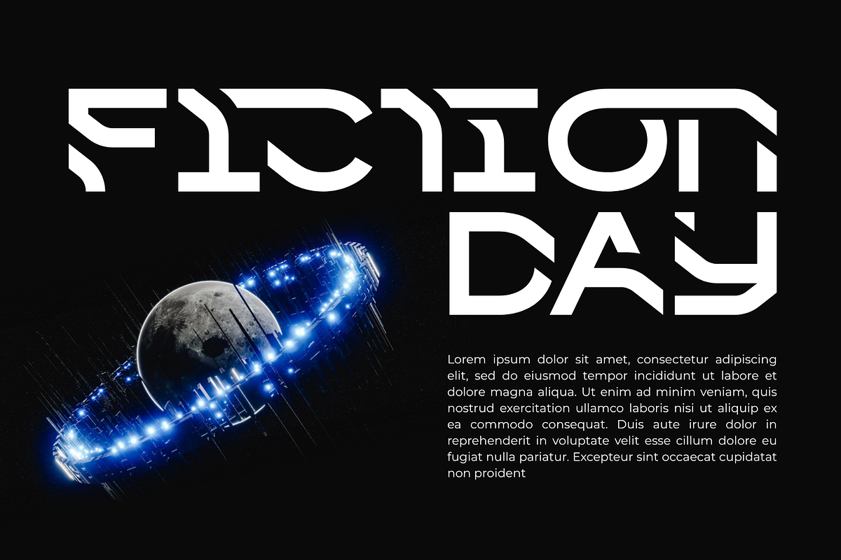 Coastal Change - Futuristic Font, a Sans Serif Font by 177Studio (Photo 2 of 8)