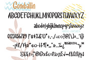 Gomballin, a Font by SemutHitam Creative (Thumbnail 7 of 9)