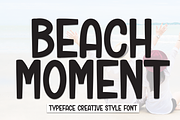 Beach Moment | Script Font, a Script Font by Scratchones (Thumbnail 1 of 8)