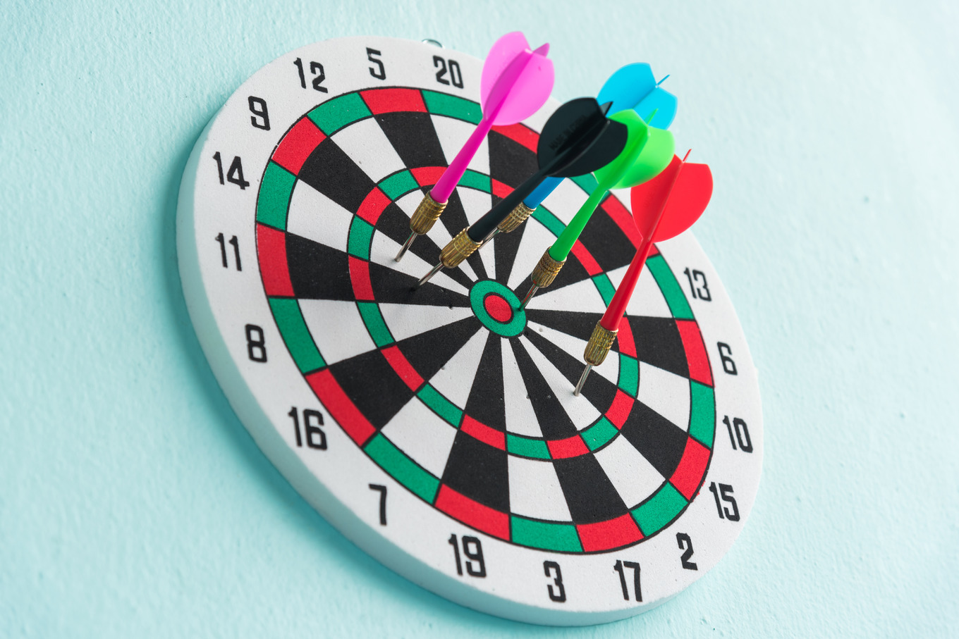 Dart out of target red circle containing accuracy, accurate, and aim ...