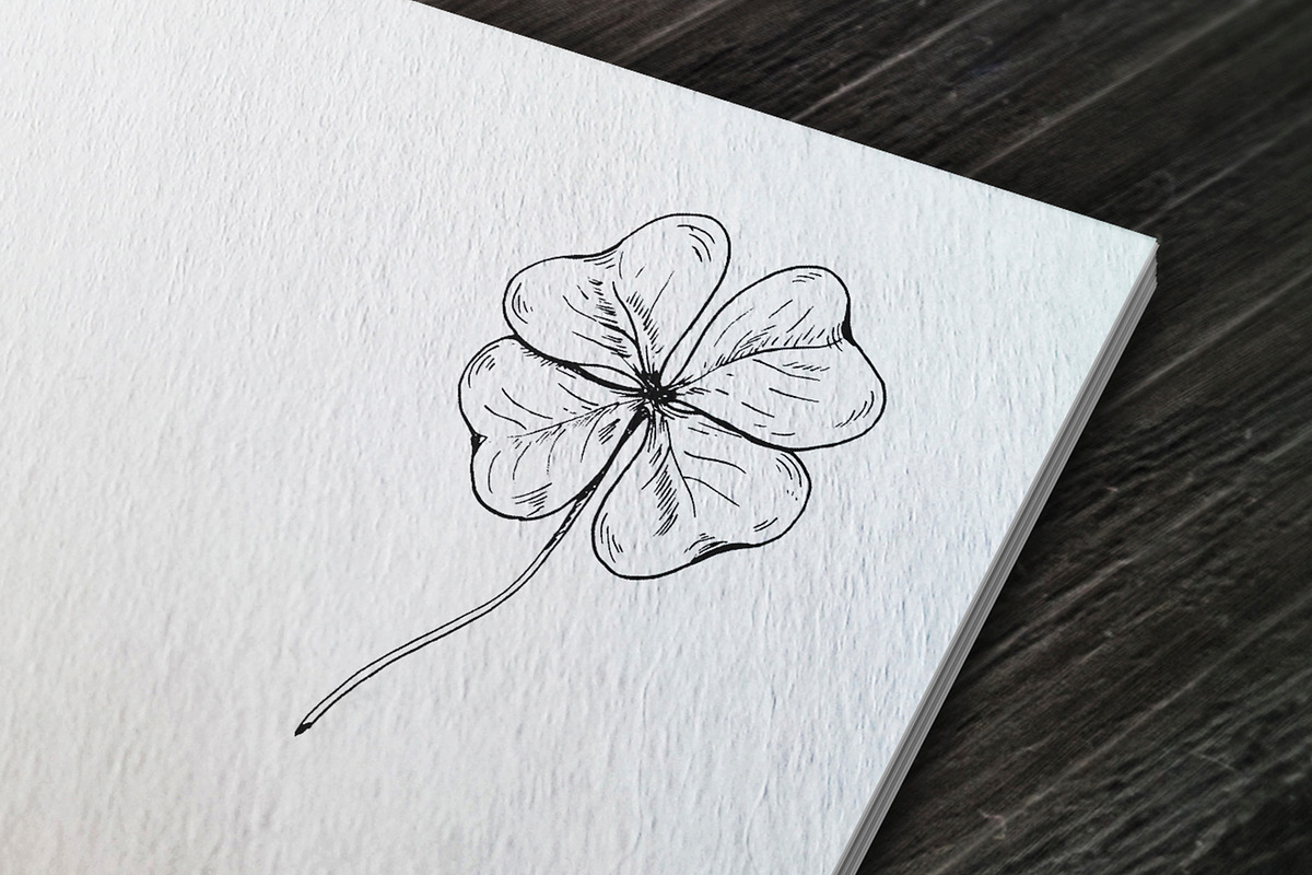 Clover. Sketch and patterns, an Illustration by Canatic (Photo 2 of 9)