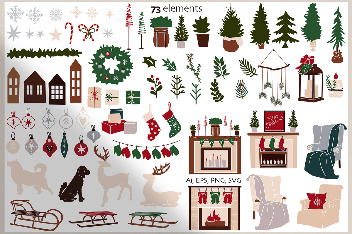 Happy Family. Christmas collection, a Decorative Illustration by EasyArt (Photo 8 of 9)