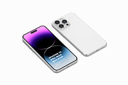 iPhone 14 Pro Max Mockup, an iPhone Mockup by UnicDesign (Thumbnail 6 of 10)