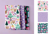 Pastel Christmas Seamless Pattern, a Pattern Graphic by Alanna Messina Design Co (Thumbnail 6 of 8)