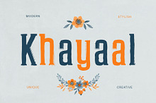 Khayaal Display Font