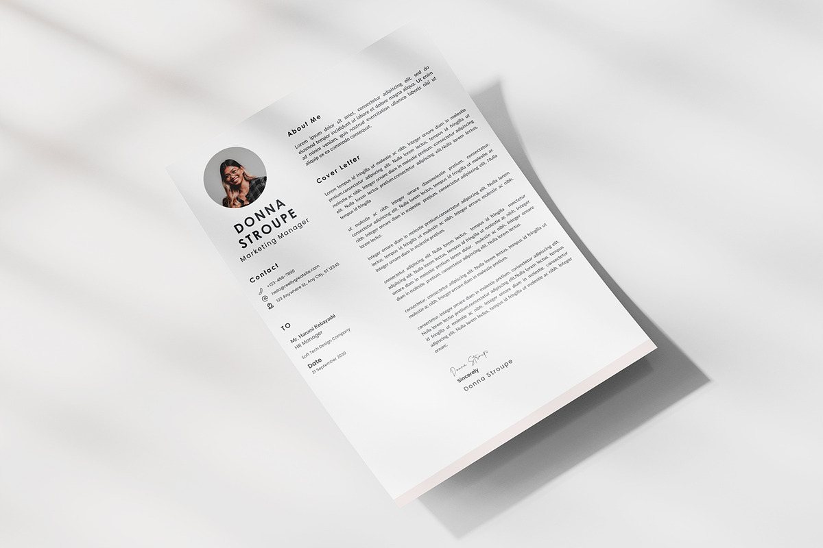 Resume/CV preview 3