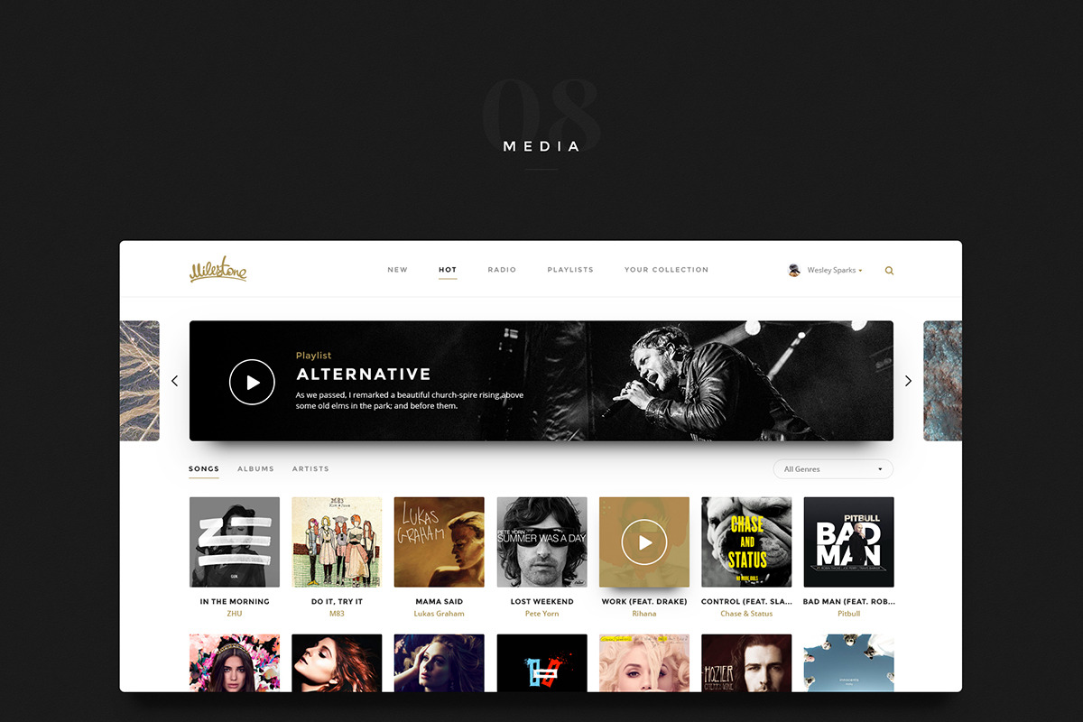 -50% Sale. Milestone UI Kit, an UI Kit Template by kavoon (Photo 14 of 17)