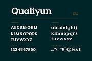 Qualiyun Luxury Serif Font, a Serif Font by UICreative (Thumbnail 4 of 5)