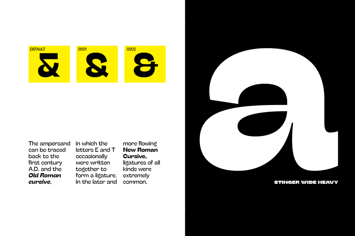 Stinger - 42 fonts preview 6