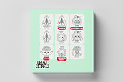 Kawaii Fruits Coloring Book vol 01, an Education Illustration by MEDZ (Thumbnail 2 of 3)