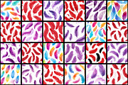 Feathers Seamless Pattern, a Pattern Graphic by Forhadx5 (Thumbnail 5 of 7)