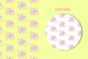 Painting Ballerina Shoes Bundle, a Background Graphic by bungamustia (Thumbnail 7 of 13)