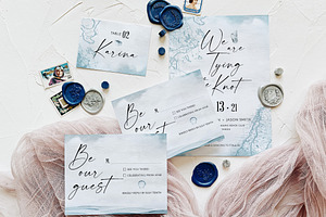 Nautical Wedding Invitation Suite