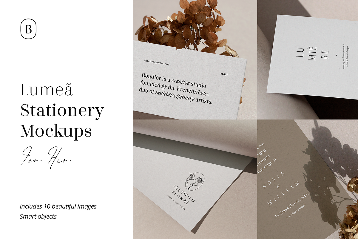 Lumea Stationery Mockups, an iPhone Mockup by William Hansen (Photo 1 of 6)