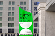 Flag Mockup, an Advertising Mockup by Bartama Graphic (Thumbnail 3 of 4)