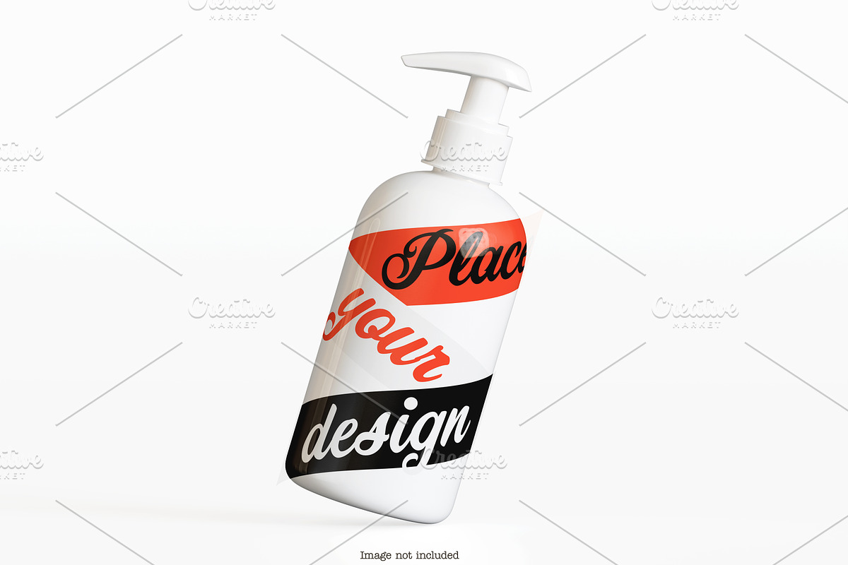 Cosmetic pump mockup bundles, a Cups & Container Mockup by Ambo Ampeng (Photo 3 of 32)