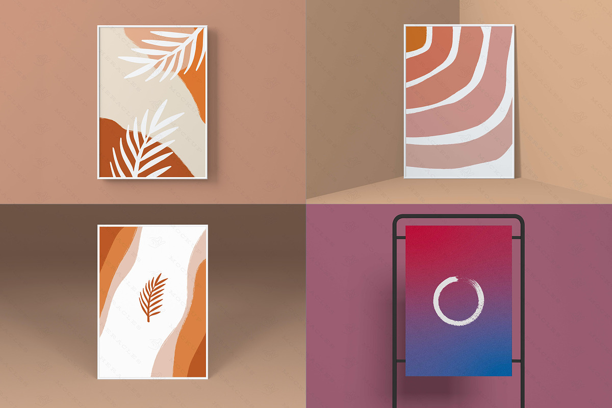 Minimalist Frame Mockup Bundle, a Print Template by HeraclesVisuals (Photo 6 of 10)