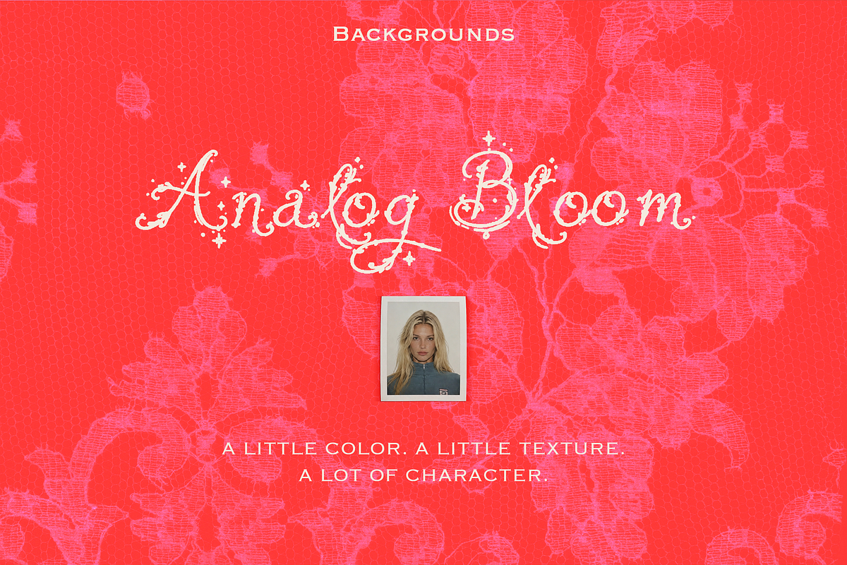 Analog Bloom Backgrounds, a Background Graphic by Lilithcollageart (Photo 5 of 11)