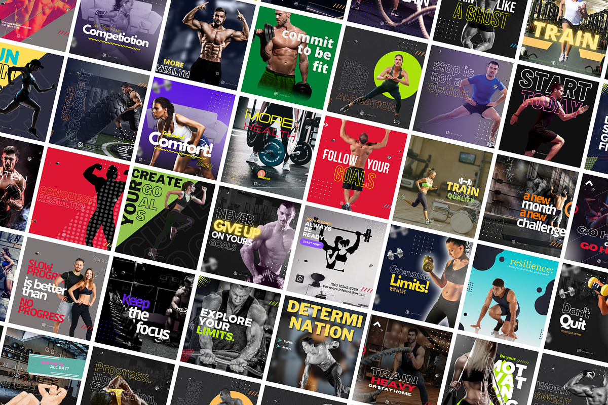 2 in 1 Gym Canva Templates Bundle, a Social Media Template by Canvagator (Photo 5 of 5)