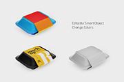 Flat Rectangular Container Mockup, a Cups & Container Mockup by Country4k (Thumbnail 2 of 4)