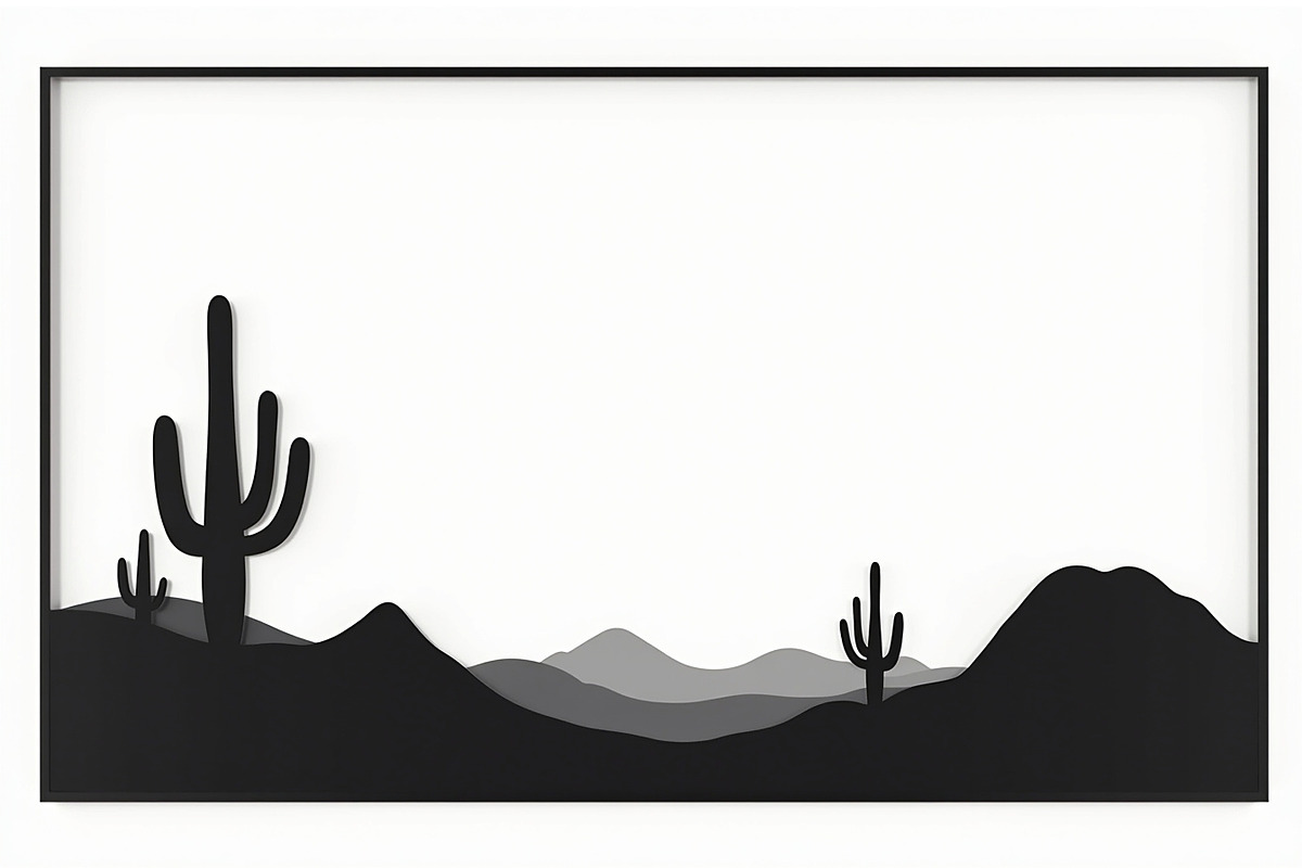 Wild Desert Cactus Scene Set, an Illustration by hafijul (Photo 11 of 15)