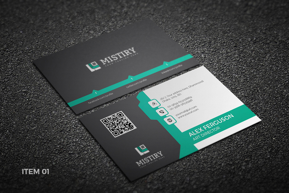 10 in 1 Business Card, a Business Card Template by Rongmistiry (Photo 3 of 12)