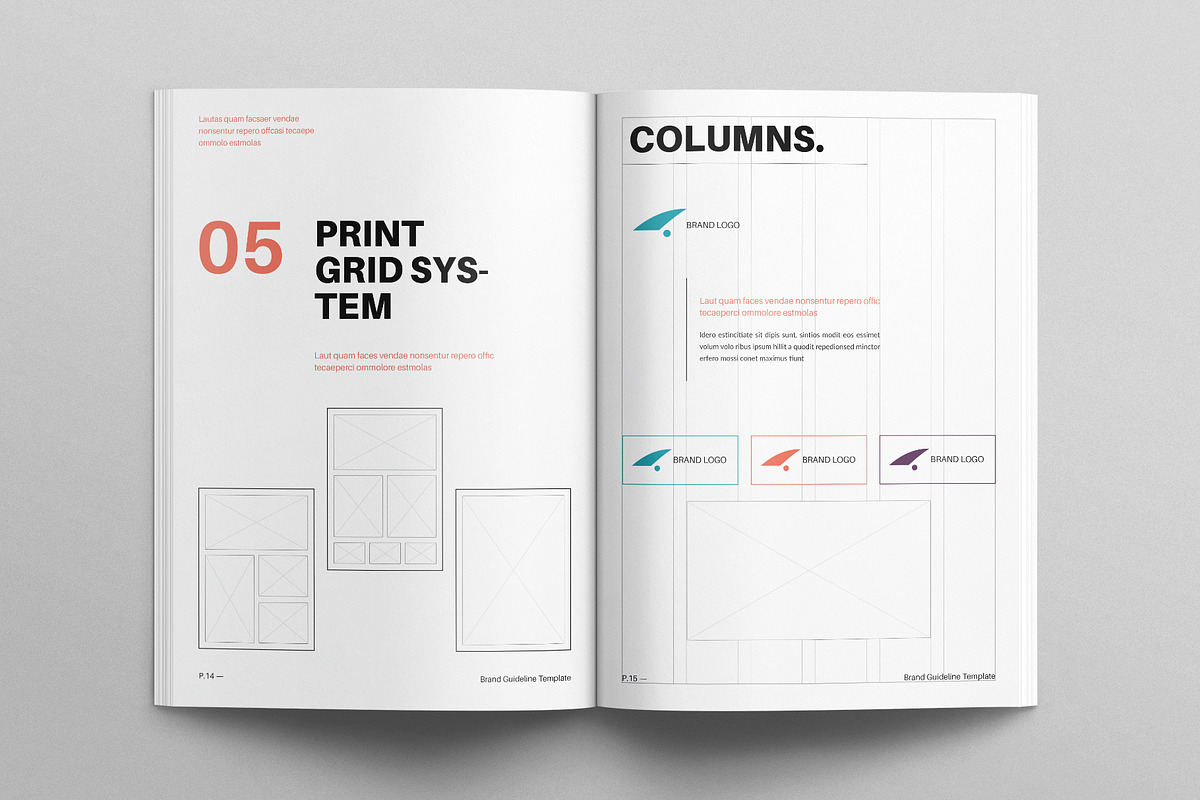 Brand Guidelines Template, a Brochure Template by E-Type (Photo 6 of 8)