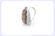 School Bag Mockup Template, a Packaging Mockup by Graplick (Thumbnail 2 of 5)