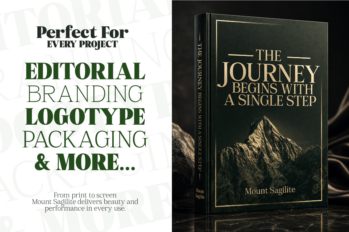Mount Sagilite – Modern Serif Family, a Serif Font by Afkari Studio (Photo 11 of 12)
