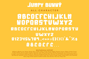 Jumpy Bunny - Funny Fancy Font