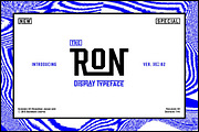 RON Font, a Sans Serif Font by Brainware Graphic (Thumbnail 1 of 5)