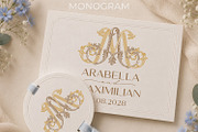 MA AM Wedding Monogram Logo, a Branding & Logo Template by LogoAV (Thumbnail 2 of 5)