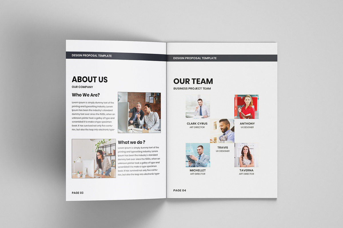 Proposal Template, a Brochure Template by RiveupDigital (Photo 2 of 8)