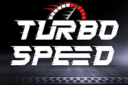 Turbo Speed Font, a Sans Serif Font by 177Studio (Thumbnail 1 of 8)