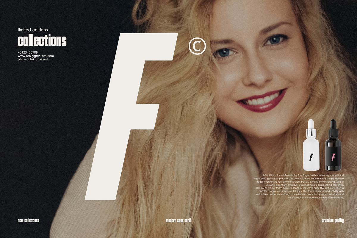 FAWN MODERN DISPLAY SAN SERIF FONT, a Sans Serif Font by BURSTYPE (Photo 5 of 9)