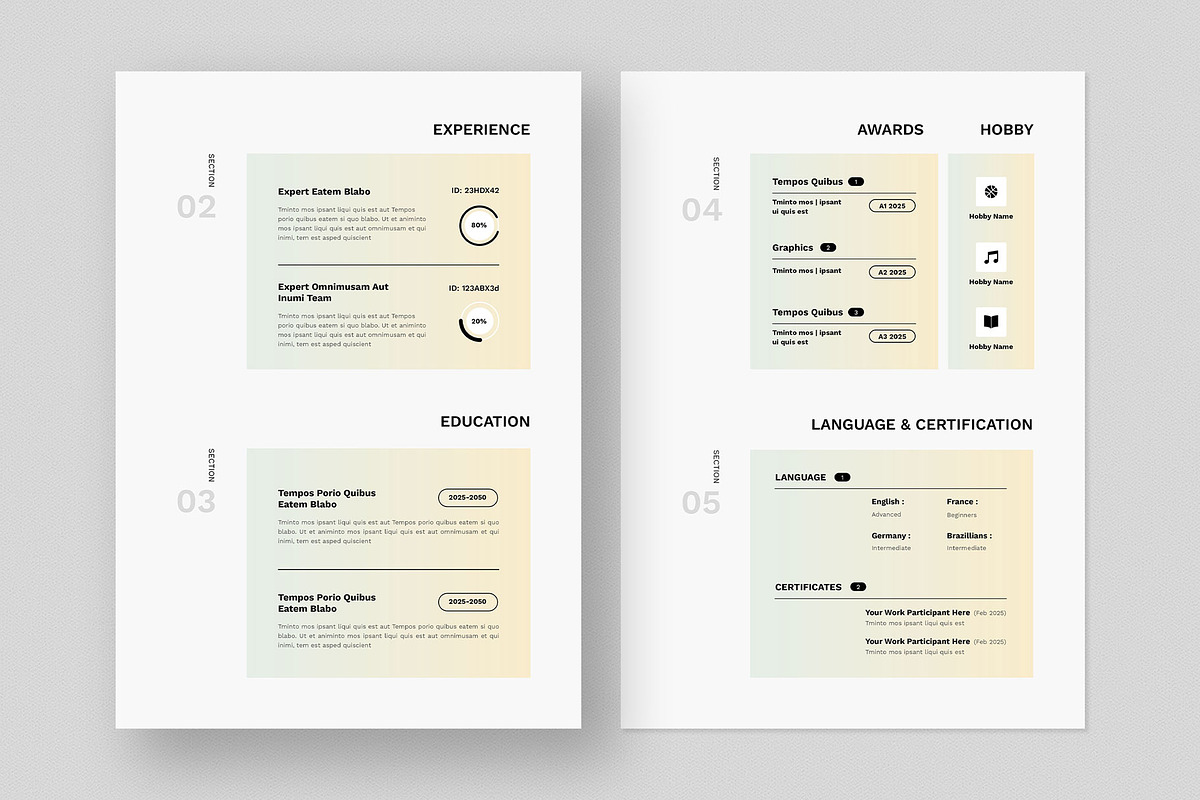 Resume, a Resume Template by KreateTribe (Photo 5 of 7)