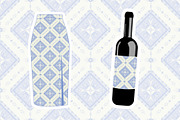 Light Blue Geometric pattern, a Pattern Graphic by ThaiByGaew (Thumbnail 4 of 5)
