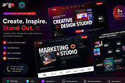 Arigo Digital Agency React Template, a React Template by Helenshop (Thumbnail 1 of 3)