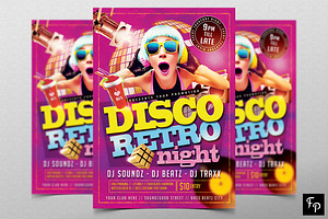 Disco Retro Flyer