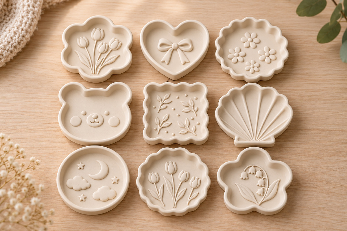 Pastel Decorative Trinket Dish STL, an Object 3D Model by Layerology (Photo 3 of 3)