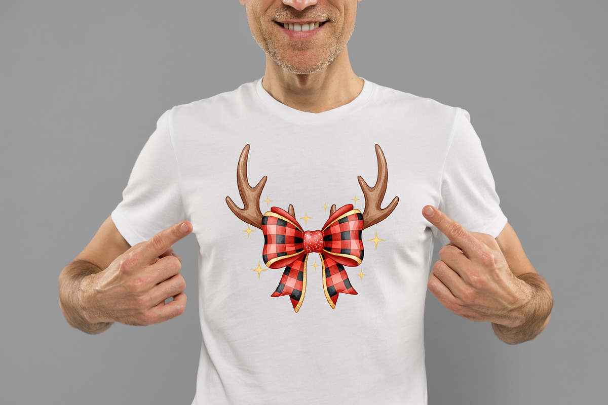 Christmas Coquette Bow PNG, an Illustration by Designworld (Photo 3 of 5)