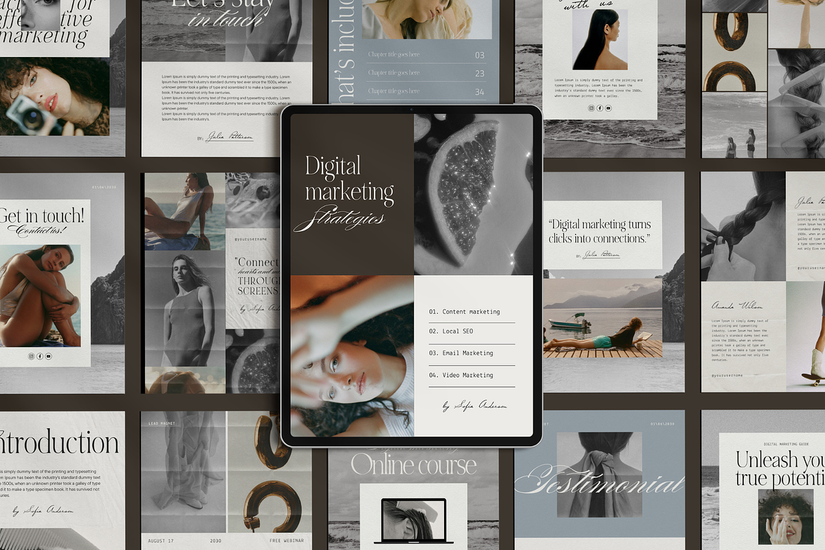 Coaching Workbook Canva Template, a Presentation Template by Amaré Creative (Photo 1 of 13)