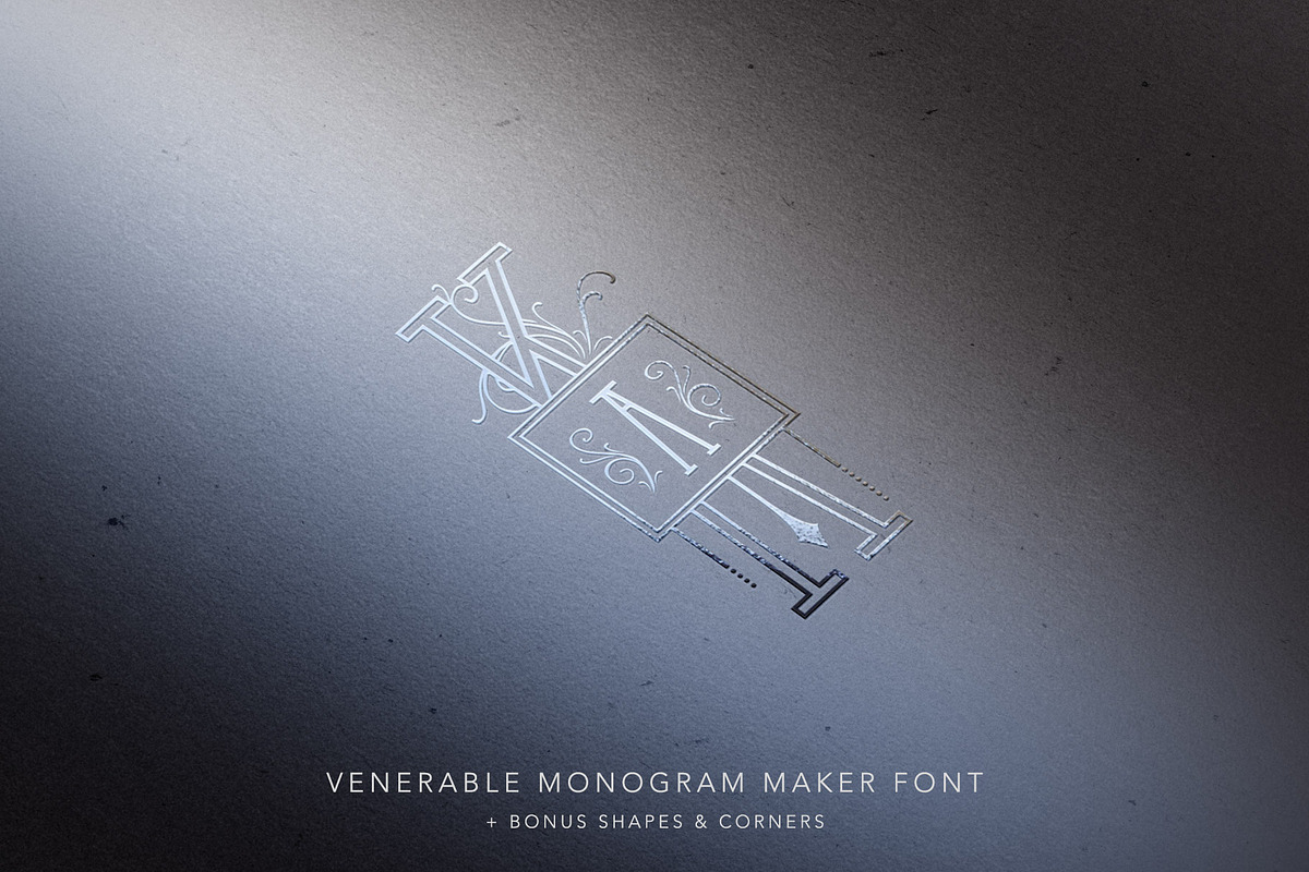 Venerable Monogram Maker Font preview 6