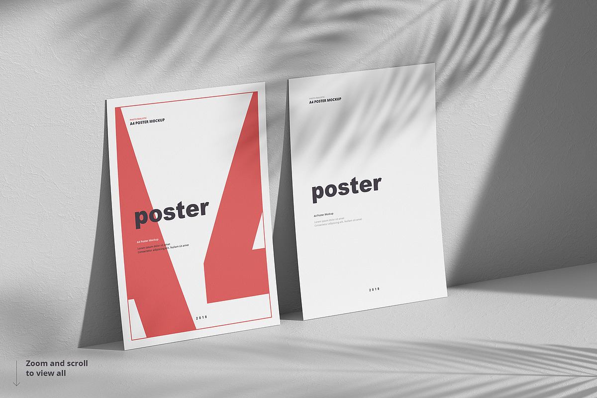 Poster / Flyer Mockups, a Books & Magazine Mockup by WebAndCat (Photo 10 of 21)