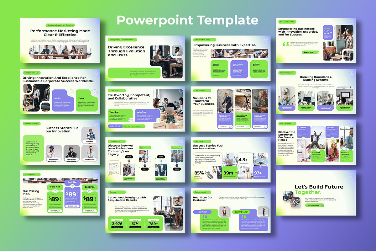 Corporate Presentation - Powerpoint, a Presentation Template by FathurFateh (Photo 1 of 5)