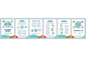 Allergy Guide Brochure Template