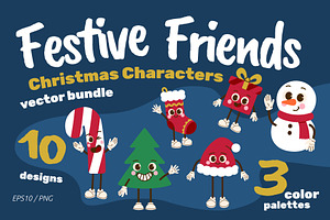 Festive Friends - Vector Bundle